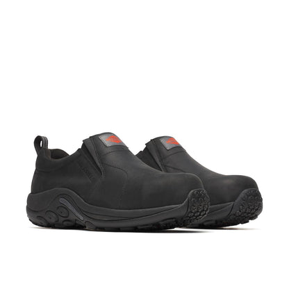 Men - Jungle Moc Leather Hi-Vis Carbon Fiber Low Wide Width - Slip Ons | Merrell