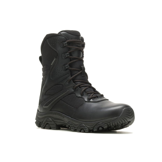 Men Moab 3 8" Tactical Zip Waterproof Wide Boots | Merrell
