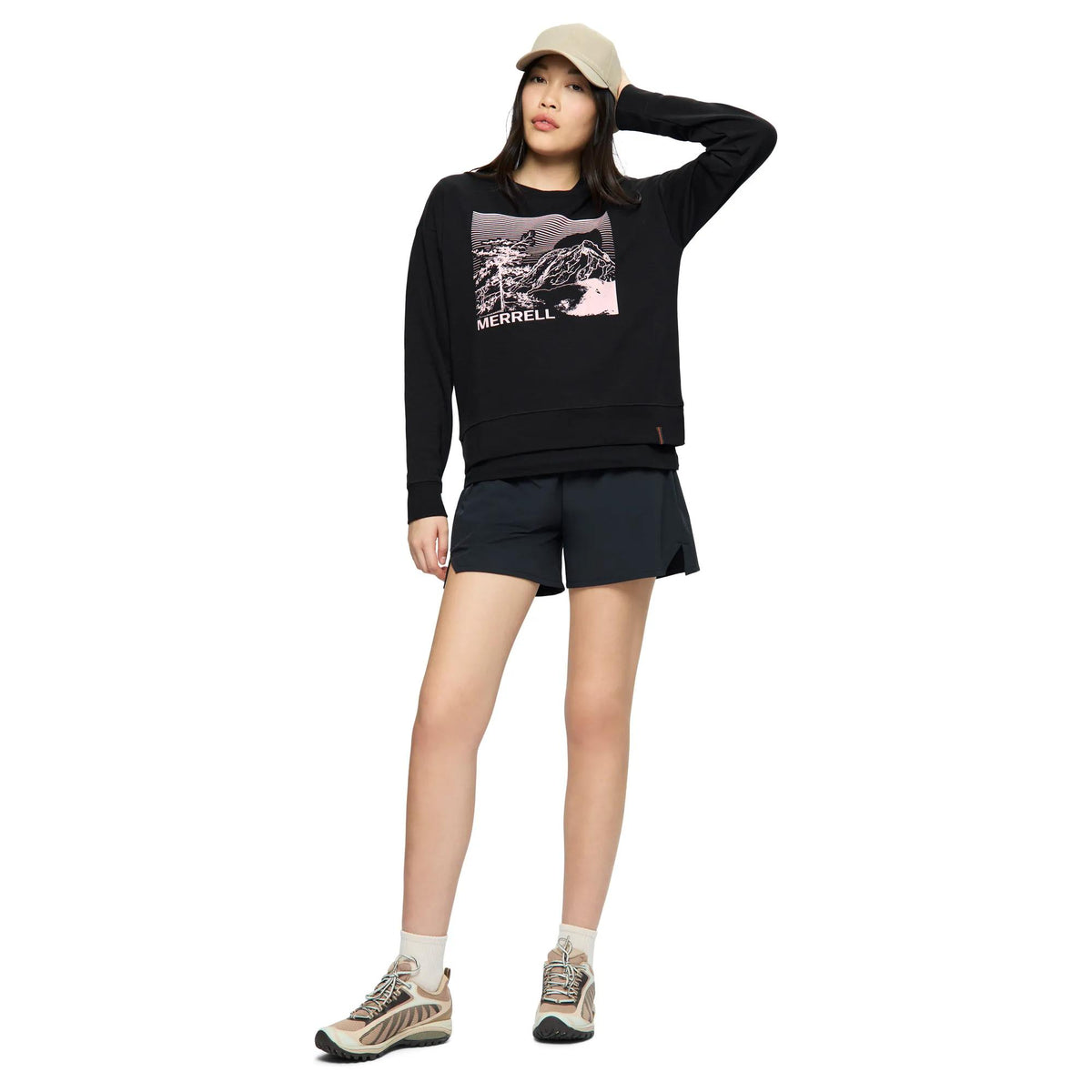 Women's Serenity Graphic Crew - US 6039