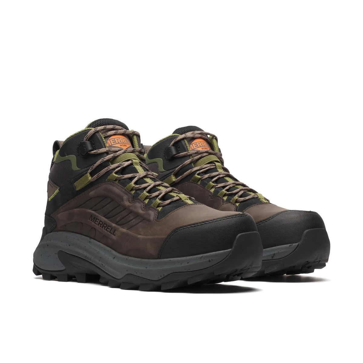 Men's Moab Speed 2 Mid Waterproof Carbon Fiber Work Boot - US 4419