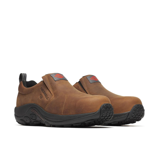Men's Jungle Moc Leather Hi-Vis Carbon Fiber Static Dissipative 10 Low Wide Width - US 5608